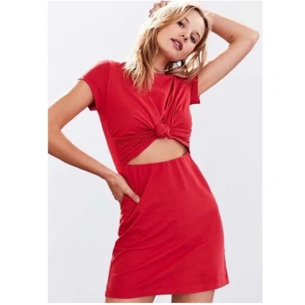 Urban Outfitters TShirt Dress with middle cut out
